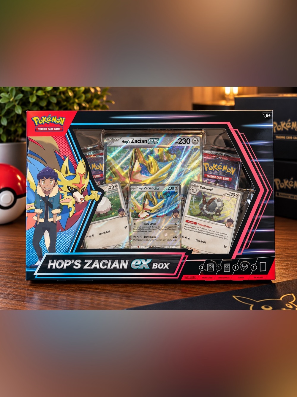 Pokémon TCG Hop’s Zacian ex Box – Factory Sealed – Brand New
